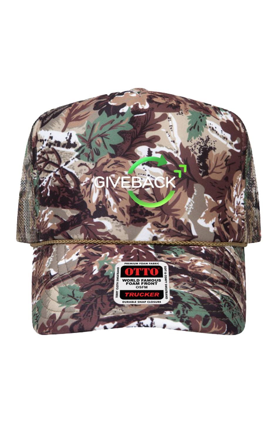 GBACK Camo Trucker Cap